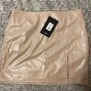 Fashion Nova Leather Skirt